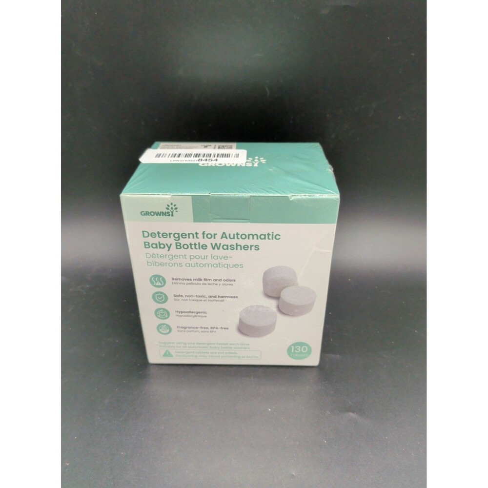GROWNSY Detergent Tablets for Bottle Washer 130 Count, Safe & Deep...